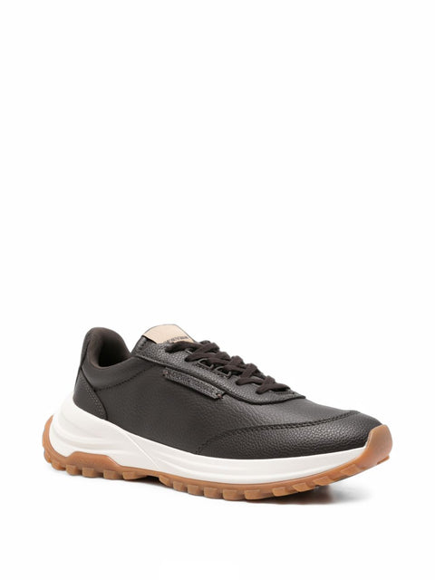 EMPORIO ARMANI CAPSULE Sneakers BROWN