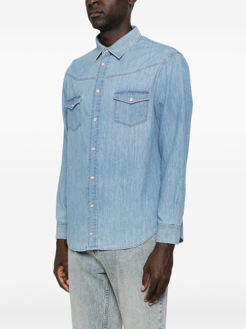 Emporio Armani Shirts NAVY