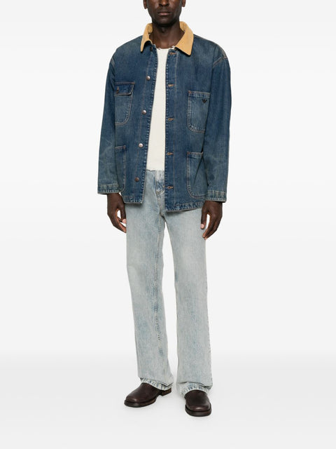 Emporio Armani Jackets NAVY
