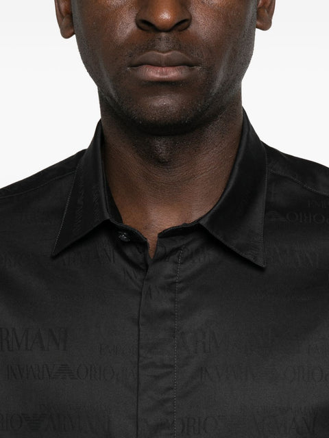 Emporio Armani Shirts BLACK