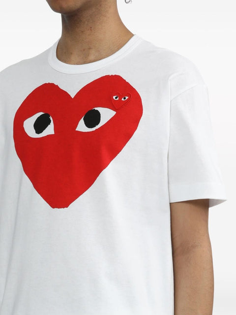 Comme Des Garcons Red Heart cotton t-shirt
