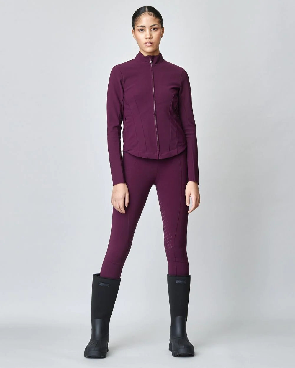 Signature Riding Jacket Burgundy-Jacket-Yagya-XXS-Urbanheer