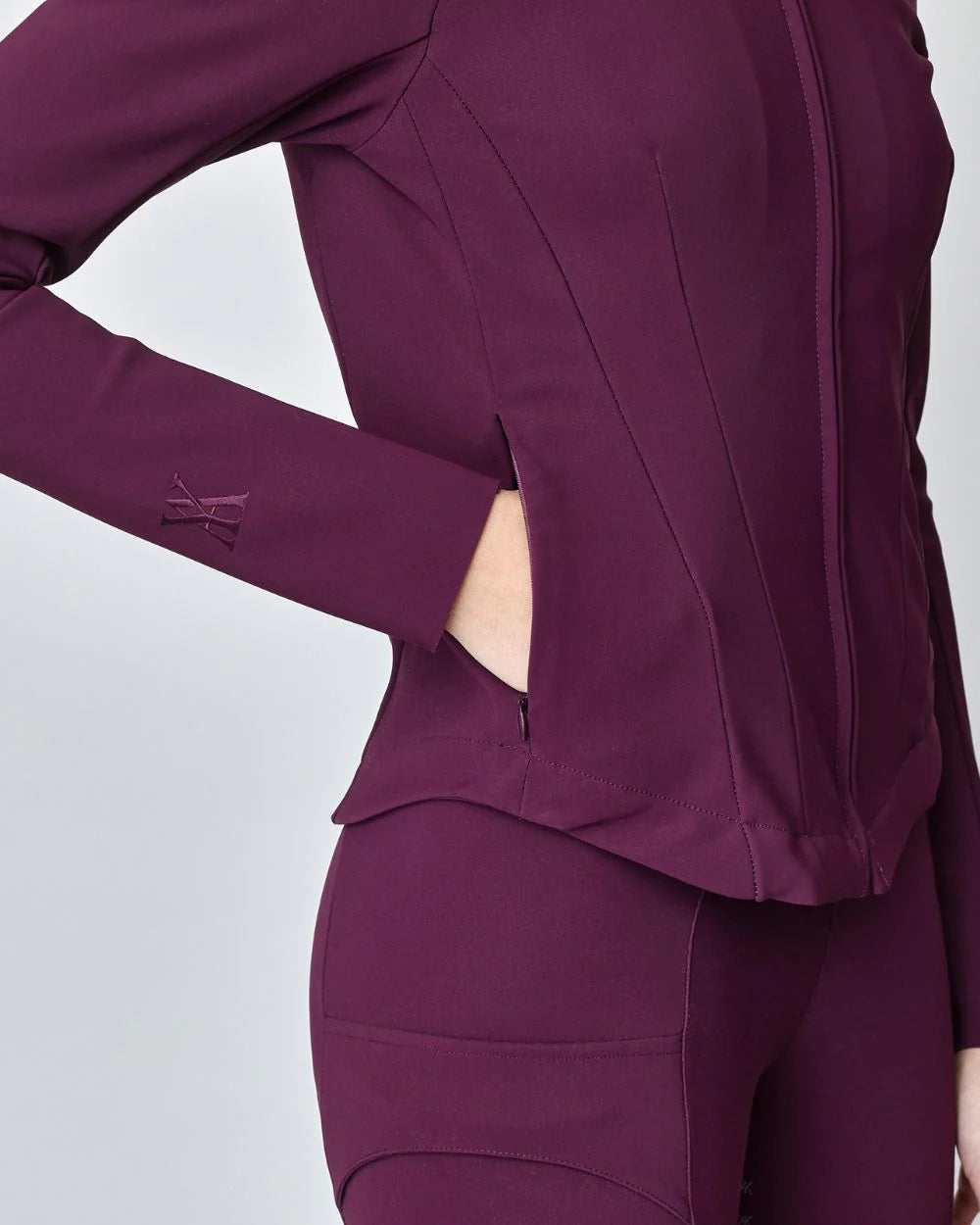 Signature Riding Jacket Burgundy-Jacket-Yagya-XXS-Urbanheer