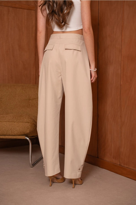 Urban Balloon Pants with A Tie At the Hem