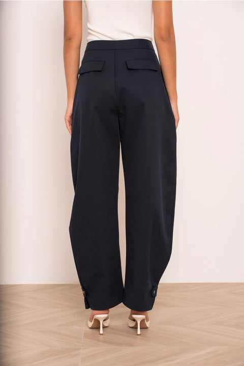 Utility Balloon Pants with A Fastening At the Hem