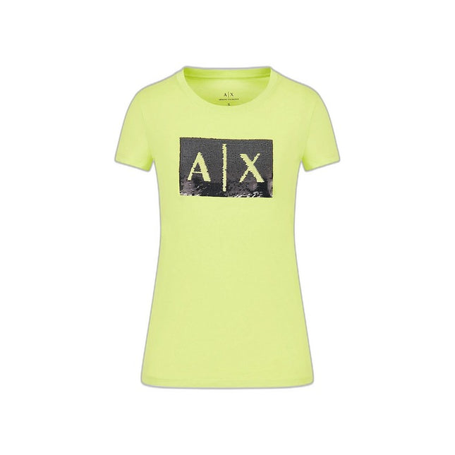 Armani Exchange Women T-Shirt-Clothing T-shirts-Armani Exchange-yellow-XS-Urbanheer