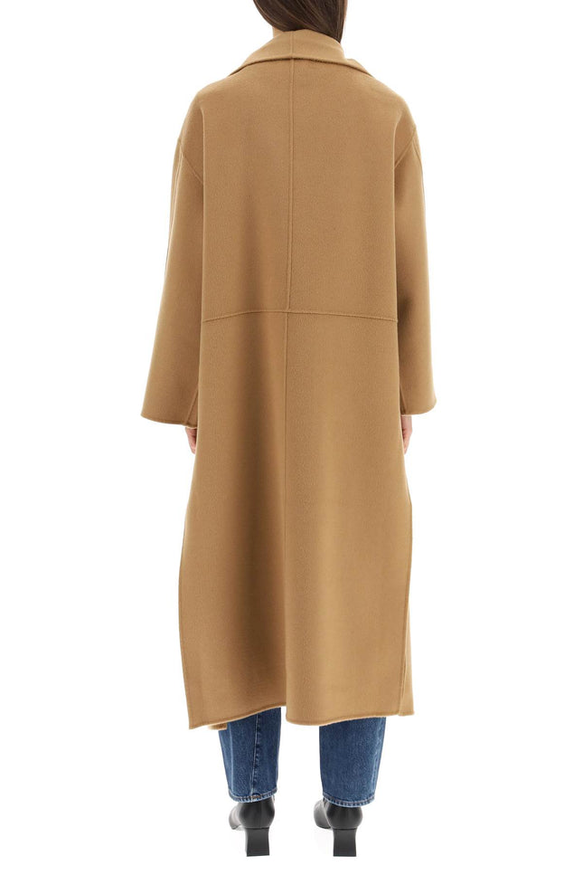Toteme Signature Wool Cashmere Coat-Clothing - Women-TOTEME-Brown-M-Urbanheer