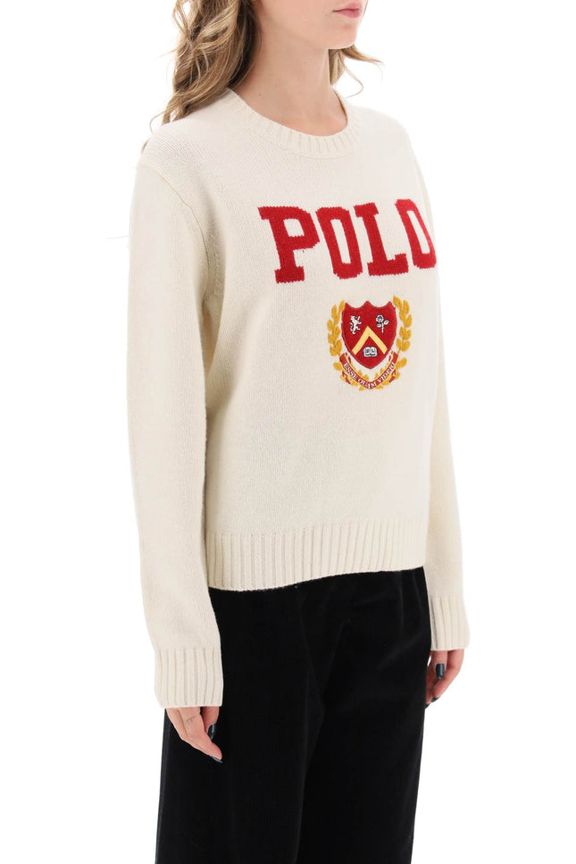 Polo Ralph Lauren Sweater With Embroidered Crest-Ralph Lauren-Urbanheer