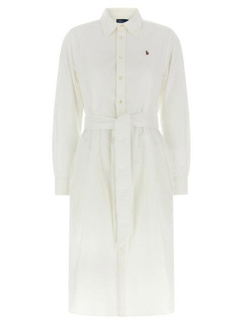 Polo Ralph Lauren Logo Embroidery Chemisier Dress