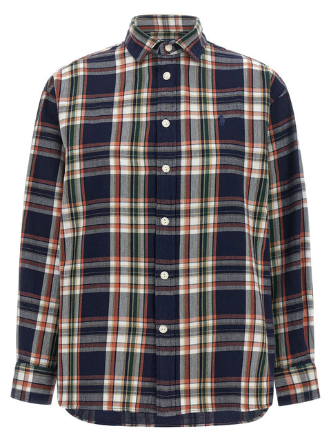 Polo Ralph Lauren Checked Shirt With Embroidered Logo
