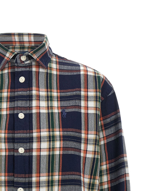 Polo Ralph Lauren Checked Shirt With Embroidered Logo