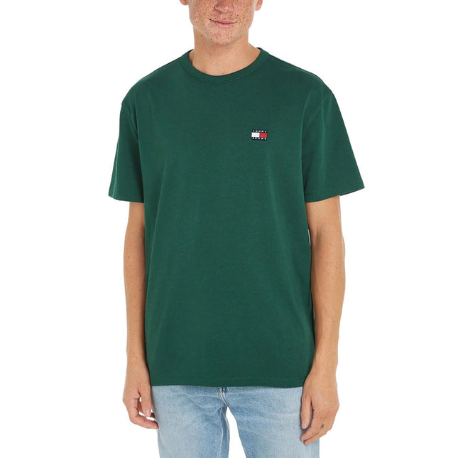 Tommy Hilfiger Jeans Men T-Shirt-Clothing T-shirts-Tommy Hilfiger Jeans-green-3-S-Urbanheer