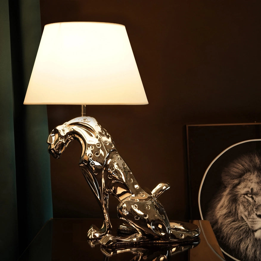 Jaguar Led Table Lamp-Home | Garden > Decoration and Lighting > Lamps-EP Design Lab-Silver-Urbanheer