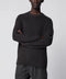 C.P. Company Dark grey cotton-blend ribbed sweater