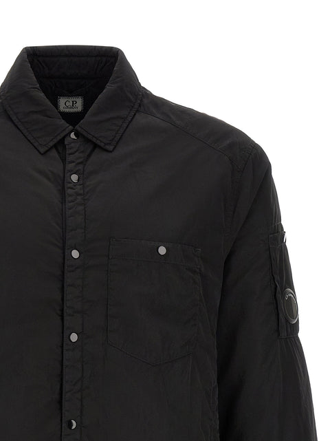 C.p. Company Chrome-r Padded Button Overshirt