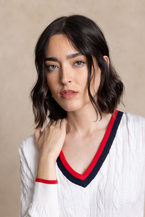 CRICKET classic V-neck jumper