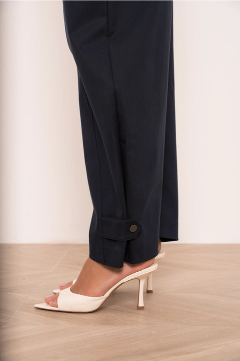 Utility Balloon Pants with A Fastening At the Hem
