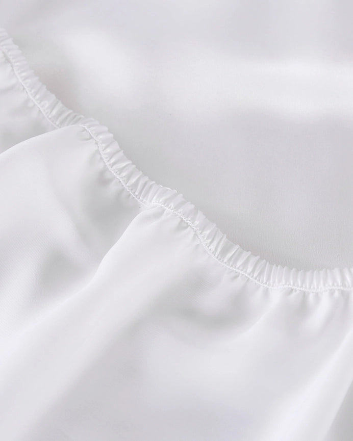 22 mm 3PCS Fitted Sheet Set White-Set-MommeSilk-Twin-White-Standard-Urbanheer