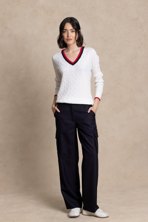 CRICKET classic V-neck jumper