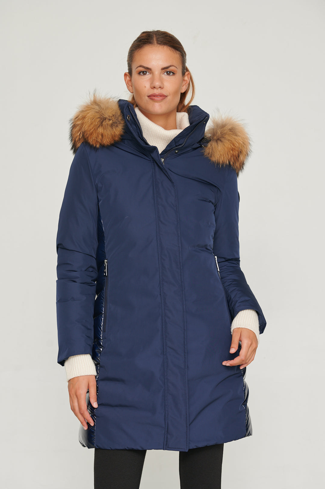 Nicole Women Puffer Jacket BLUE INK-Puffer Jacket-Henry Arroway-BLUE INK-XS-Urbanheer