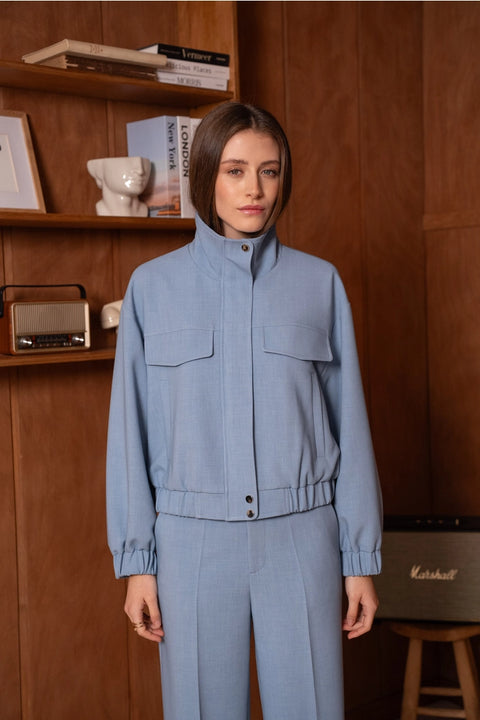 Aura High-Neck Bomber