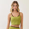 Contrast Layered Active Crop Tank
