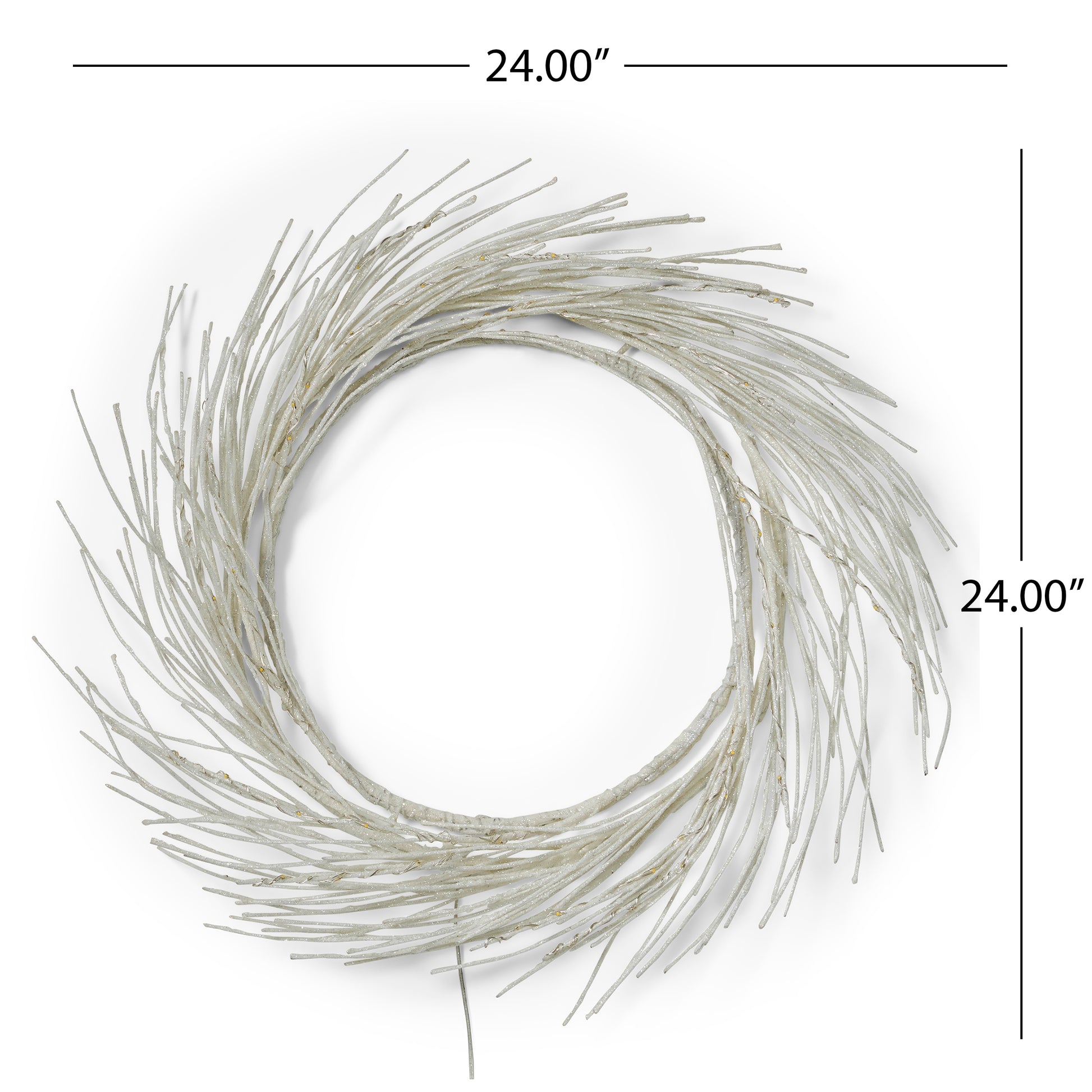 24' PAPER WREATH WITH LED LIGHTS-UH Decor-Default-Urbanheer