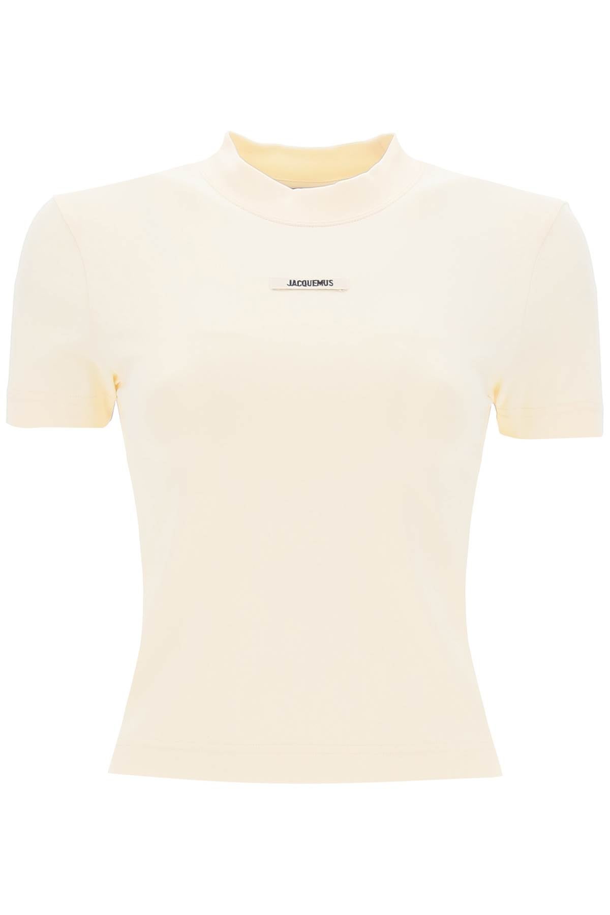Women Jacquemus 'Le T-Shirt Gros Grain' Crew-Neck T-Shirt-Jacquemus-M-Urbanheer