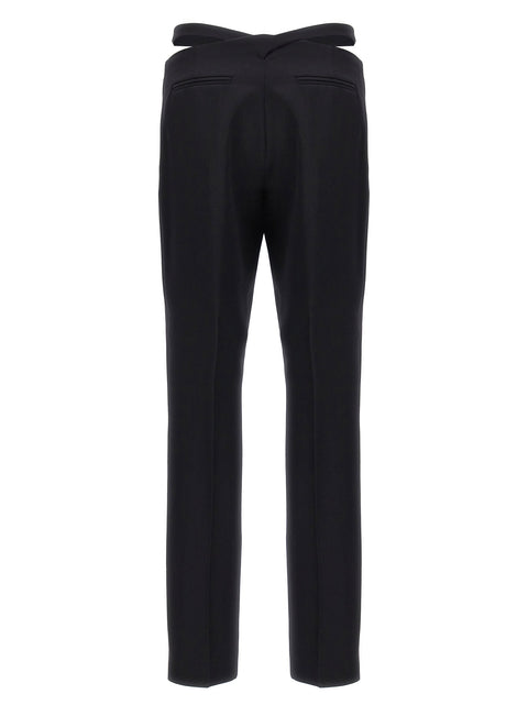 The Attico Belt Detail Trousers
