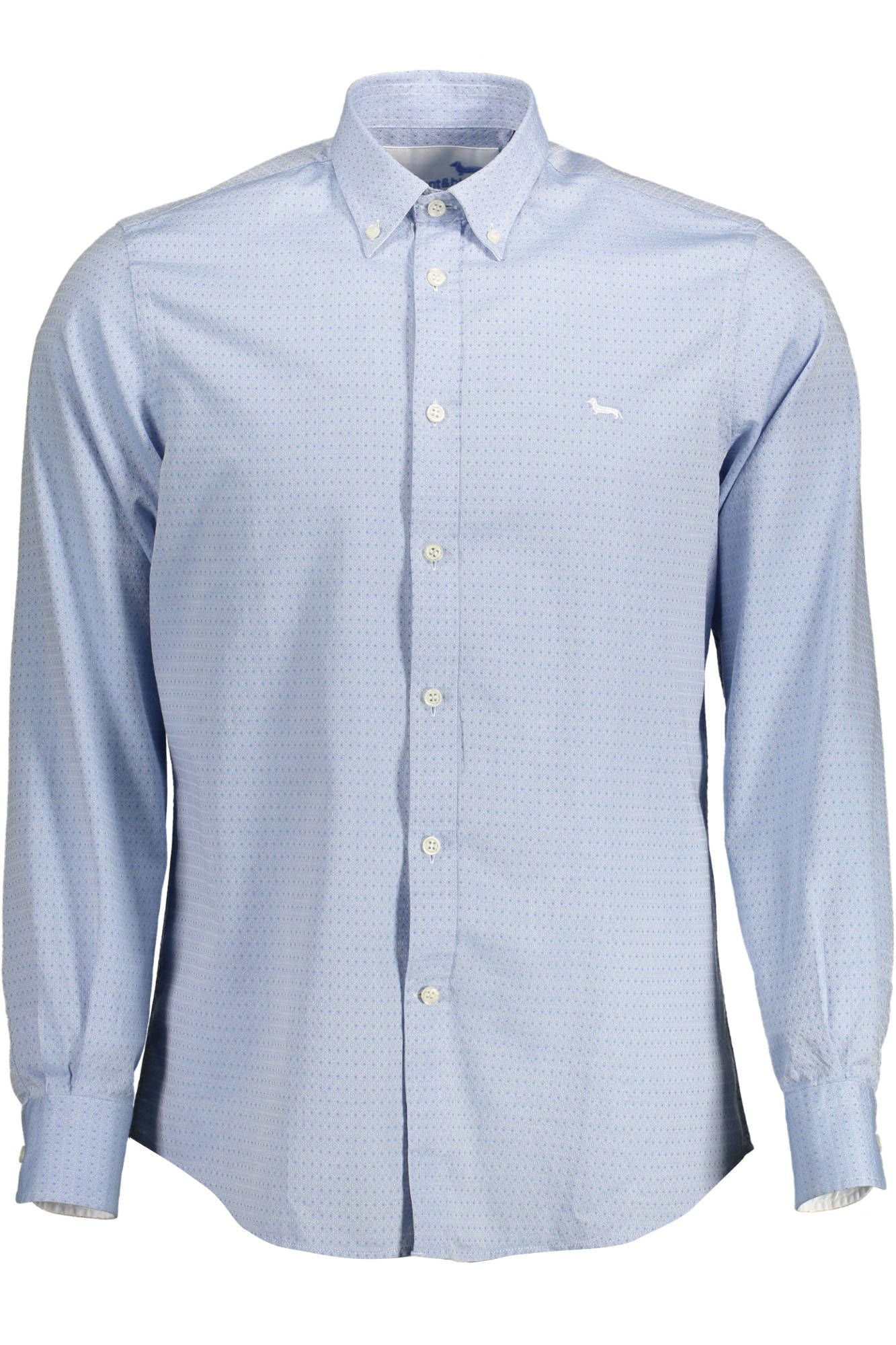 Harmont & Blaine Light Blue Cotton Regular Fit Shirt-Harmont & Blaine-XL-Urbanheer