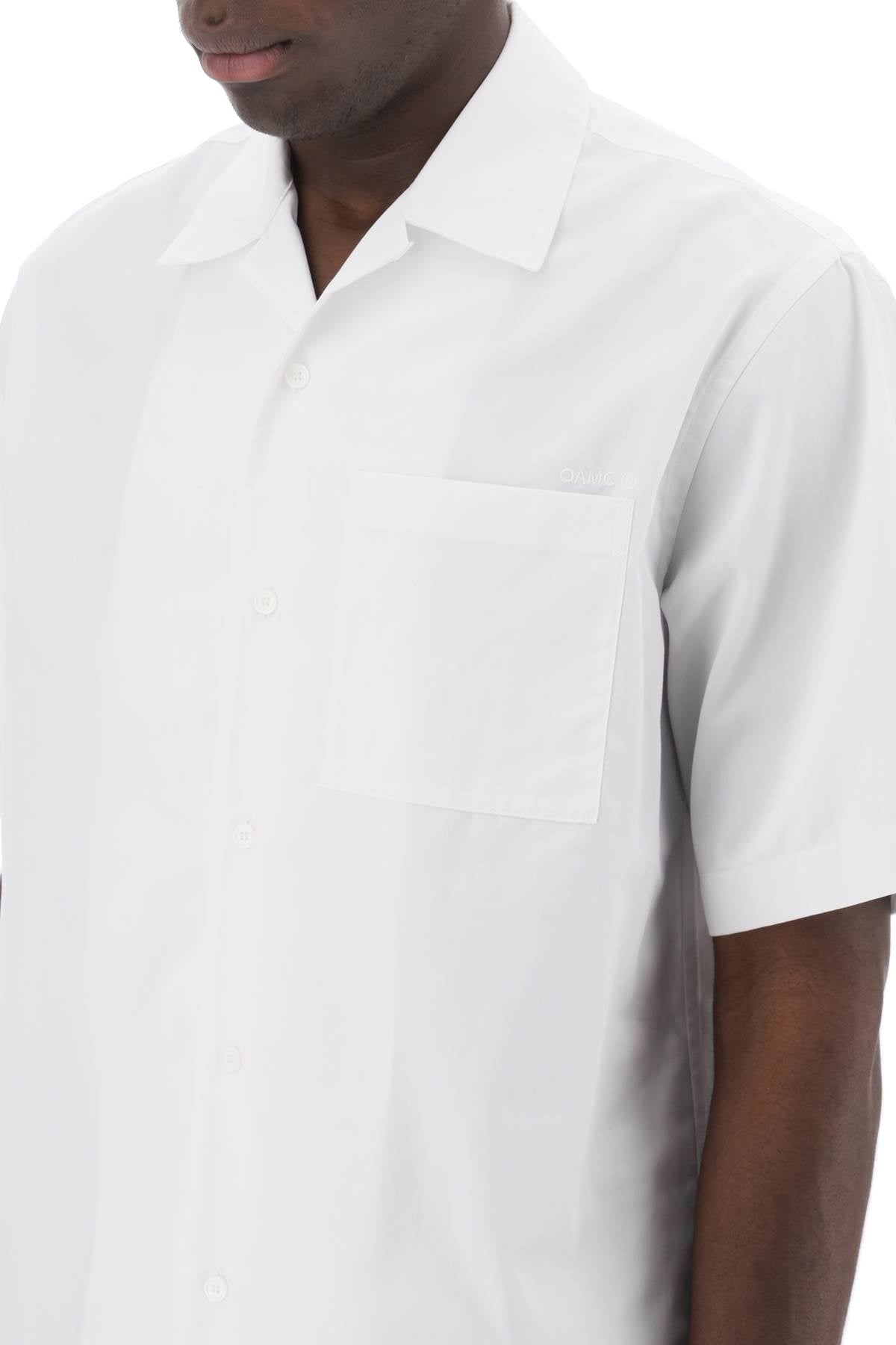 Oamc Kurt Bowling Shirt-SHIRT-OAMC-White-M-Urbanheer
