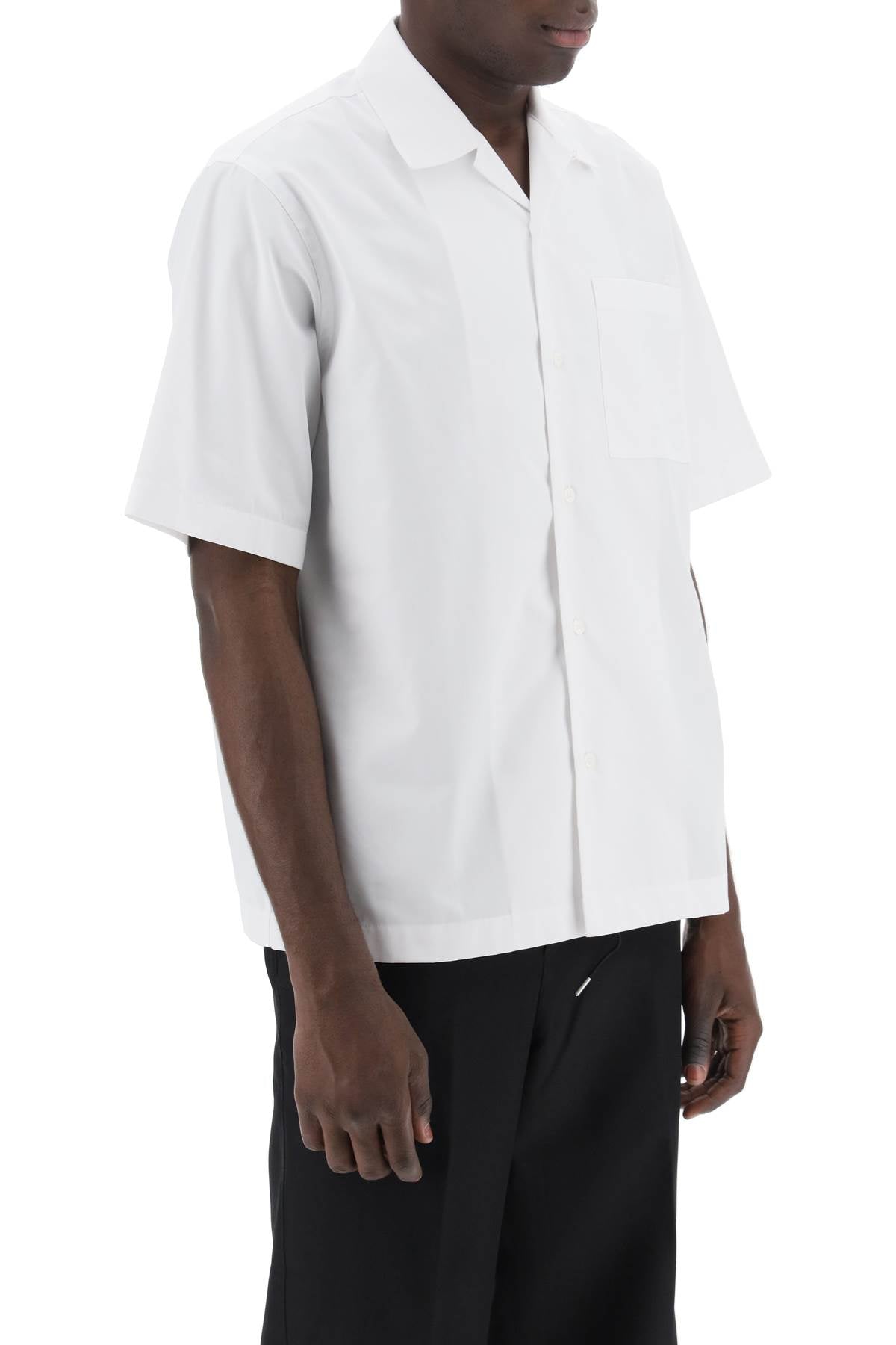 Oamc Kurt Bowling Shirt-SHIRT-OAMC-White-M-Urbanheer