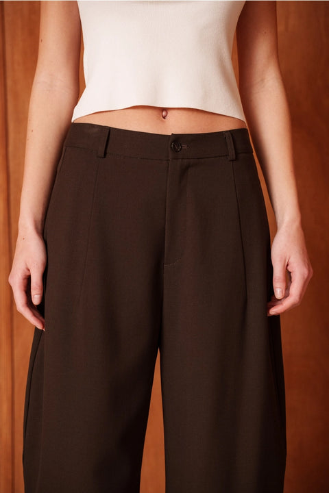 Ori Structured Wide Balloon Pants
