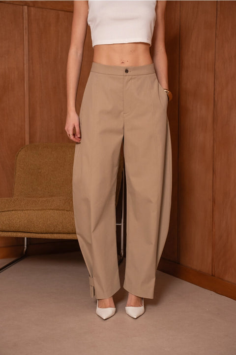 Urban Balloon Pants with A Tie At the Hem