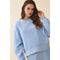 Comfort Dropped Shoulder Sweatshirt - Baby Blue
