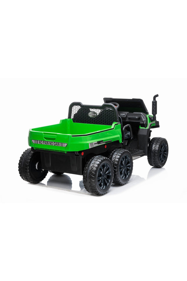 24V 6 Wheeler Freddo Tractor Trailer 2 Seater Ride-on With Dump Cart and Parental Remote-Toys - Kids-Freddo Toys-Urbanheer