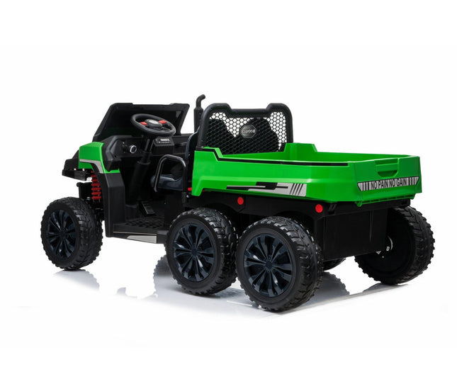 24V 6 Wheeler Freddo Tractor Trailer 2 Seater Ride-on With Dump Cart and Parental Remote-Toys - Kids-Freddo Toys-Urbanheer