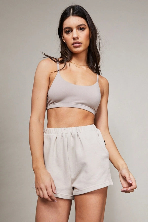 Bamboo Cotton Everyday Bralette (Taupe)-Bralette-All Fenix-XS-Urbanheer