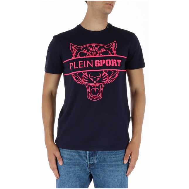 Plein Sport Men T-Shirt-Clothing T-shirts-Plein Sport-blue-S-Urbanheer