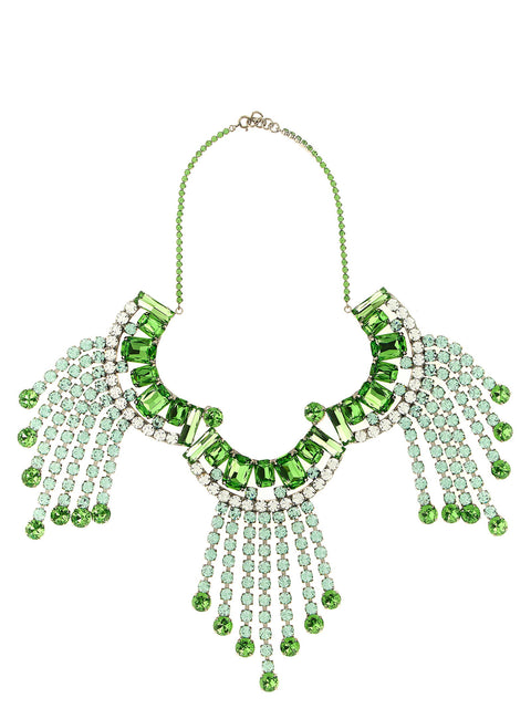 Dries Van Noten Maxi Necklace With Rhinestones