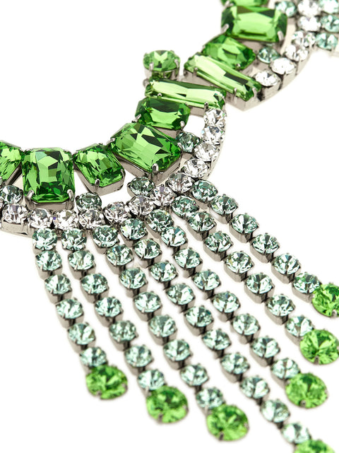 Dries Van Noten Maxi Necklace With Rhinestones
