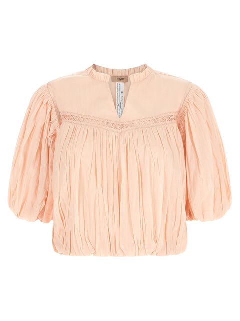 Twin Set Curled Blouse