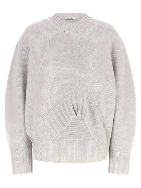 The Attico Asymmetrical Hem Sweater