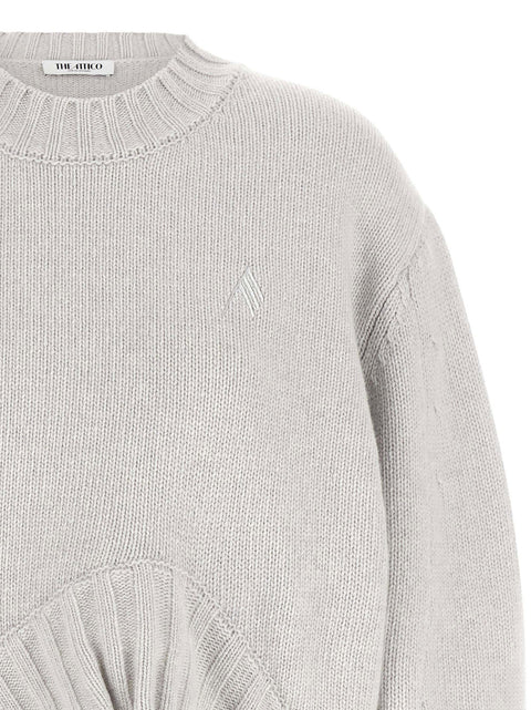 The Attico Asymmetrical Hem Sweater