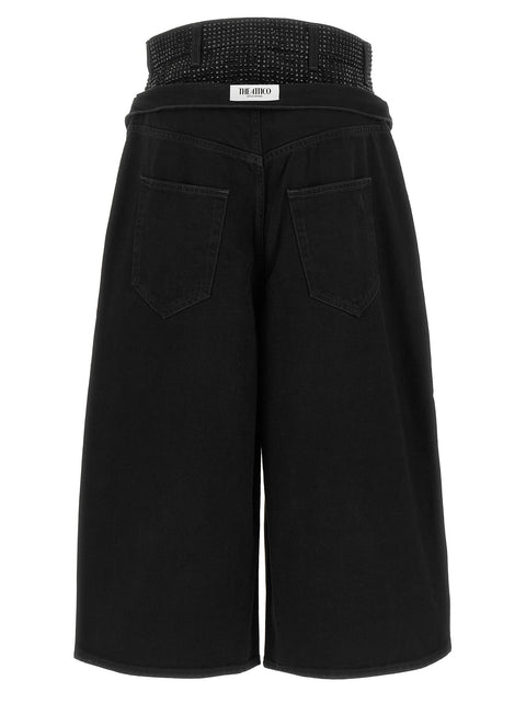 The Attico Crystal Insert Jeans