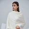 Pure Cashmere Travel Wrap - Snow-scarfs-Pissenlit-Snow-Urbanheer