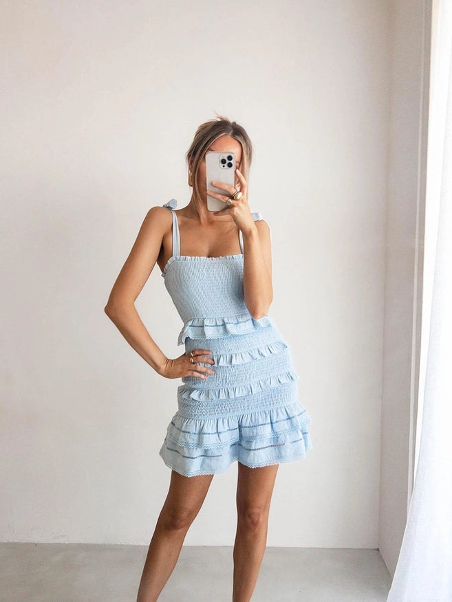 Miriam Dress - Baby Blue-Dress-Twosisters The Label-XS-Urbanheer
