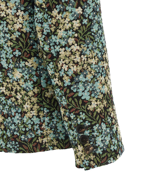 Dries Van Noten Bamis Floral Jacquard Blazer