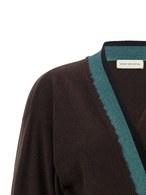 Dries Van Noten Toma Sweater With Crossed Closure