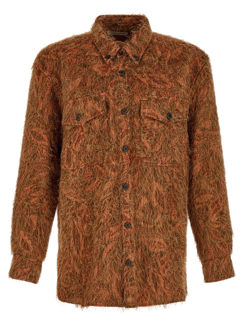 Dries Van Noten Shaggy Fringed Shirt
